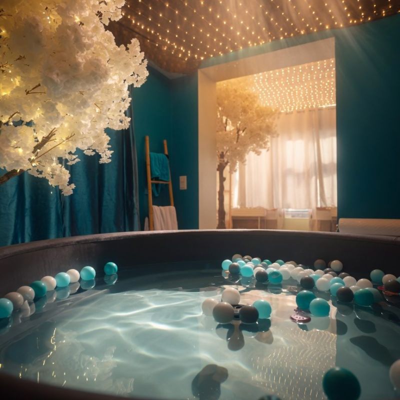 Ambiance spa en soirée